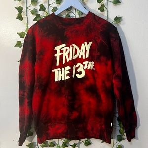 👻Vans 👻 Friday the 13th sweat shirt pull over jacket extra small👻👻